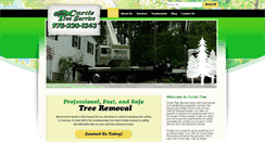 Desktop Screenshot of curtistreeservice.com